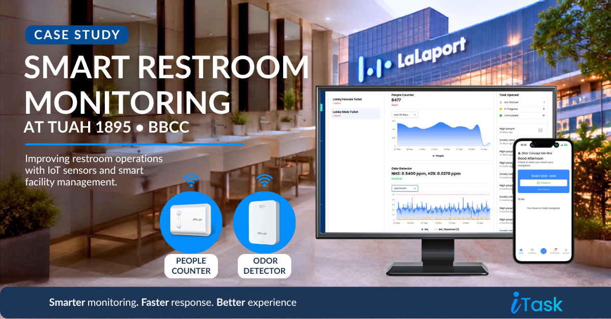 itask smart restroom monitoring
